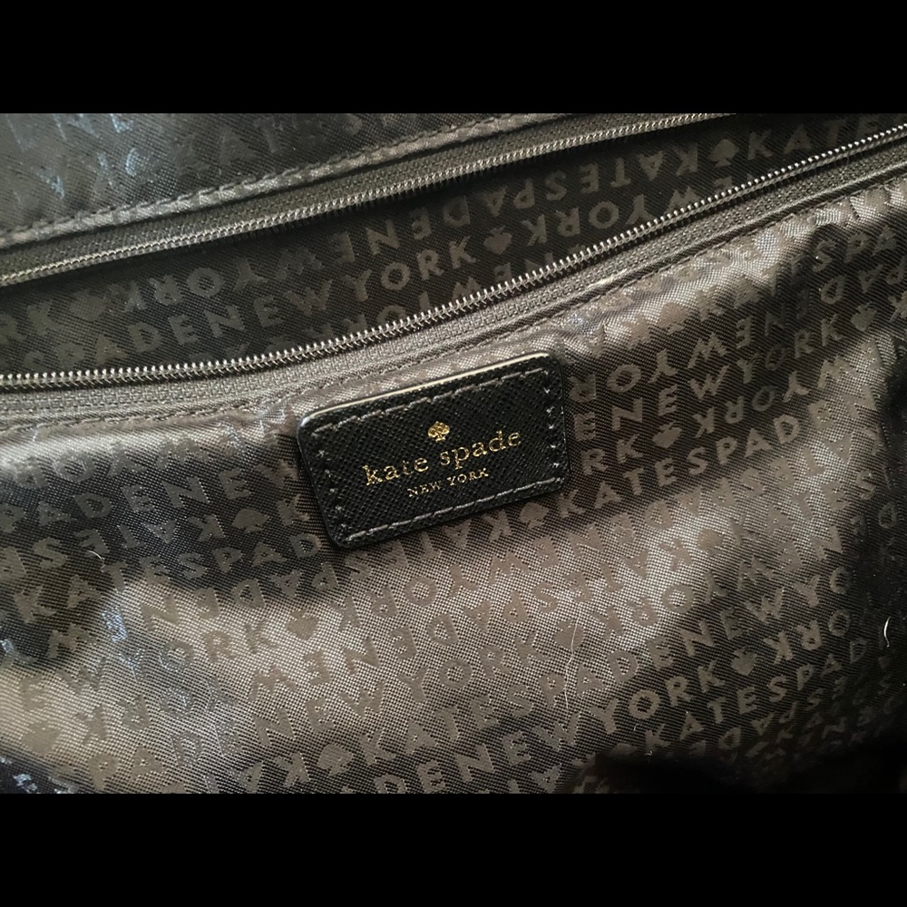 Kate Spade Large black tote. Fit my 14” laptop - Picture 2 of 6